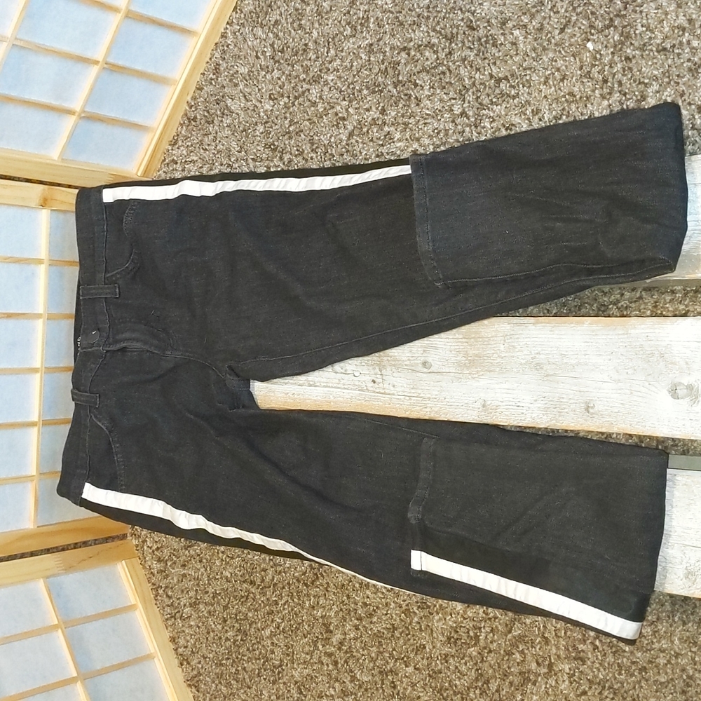 J Brand Tux Rowan Tuxedo Stripe Jeans - image 3